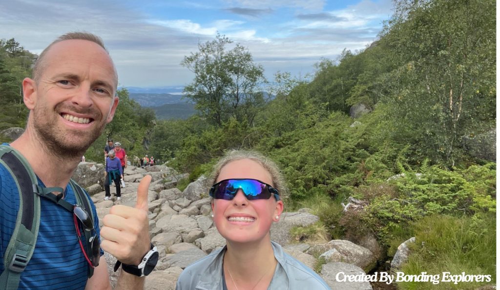 Stavangeren to Pulpit Rock, the hike is a fun and adventurous experience