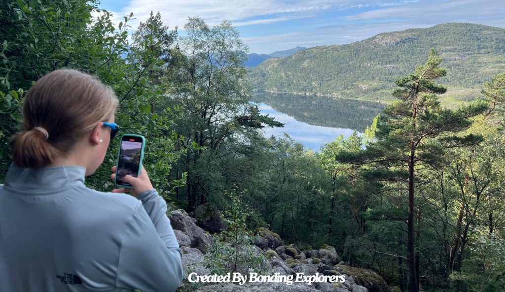 First viewpoint, Preikestolen Hike
