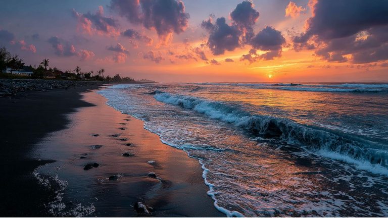 seseh beach sunset