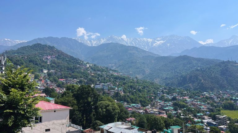 viewpoint looking at Dharamkot