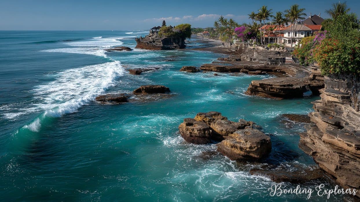 Tanah Lot Temple view of the ocean