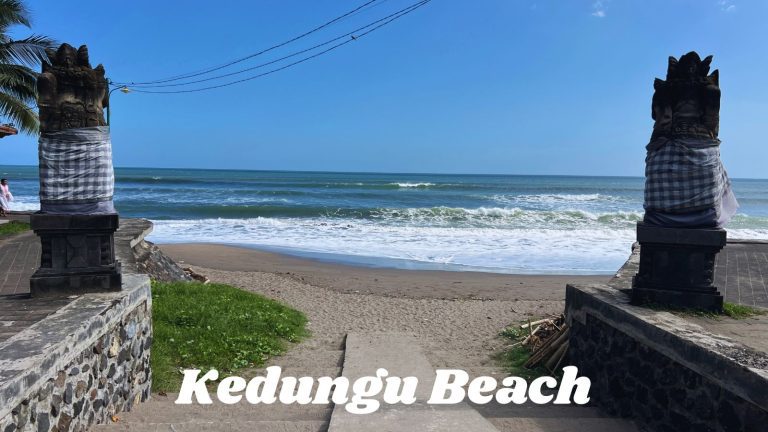 main entrance of kedungu beach bali